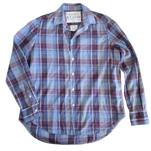 Frank & Eileen-Eileen Plaid Cotton Button Up Shirt XXS Casual Preppy Vacation